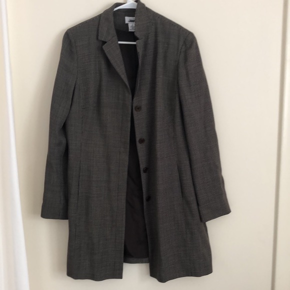 Deep brown Ann Taylor Blazer, Elegant ,Virgin Wool Blend - Picture 15 of 15